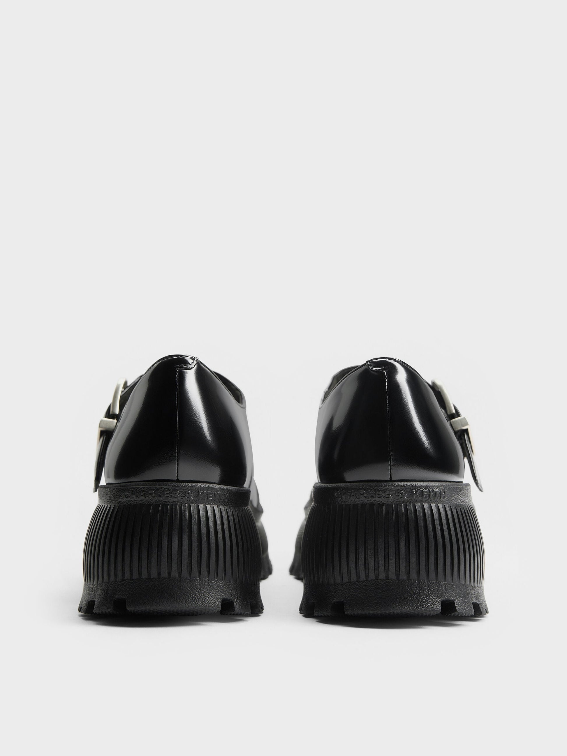 Darra Platform Mary Janes - Black Box | CHARLES & KEITH