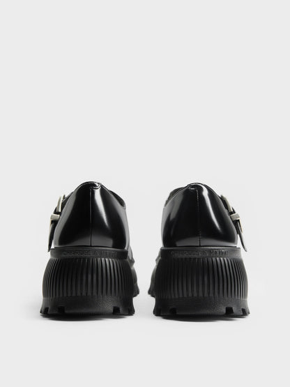 Darra Platform Mary Janes - Black Box | CHARLES & KEITH