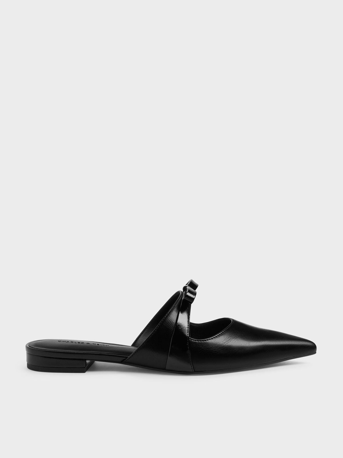 Kaleen Pointed Mules - Black | CHARLES & KEITH