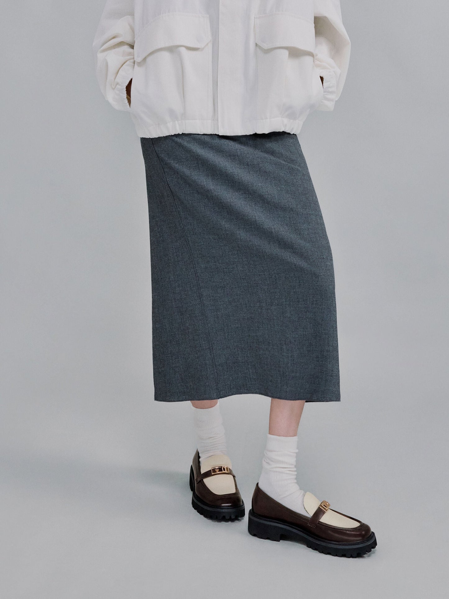 Lando Canvas Platform Loafers - Multi | CHARLES & KEITH