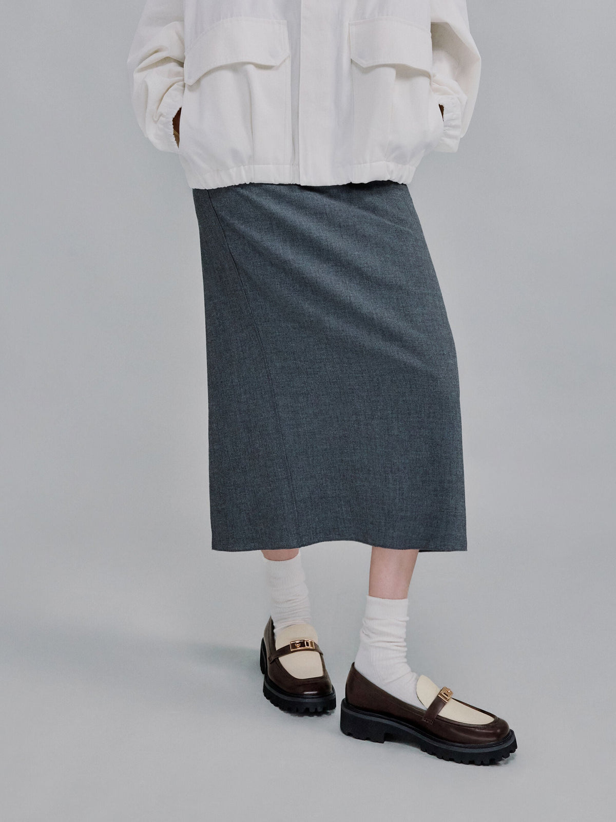 Lando Canvas Platform Loafers - Multi | CHARLES & KEITH