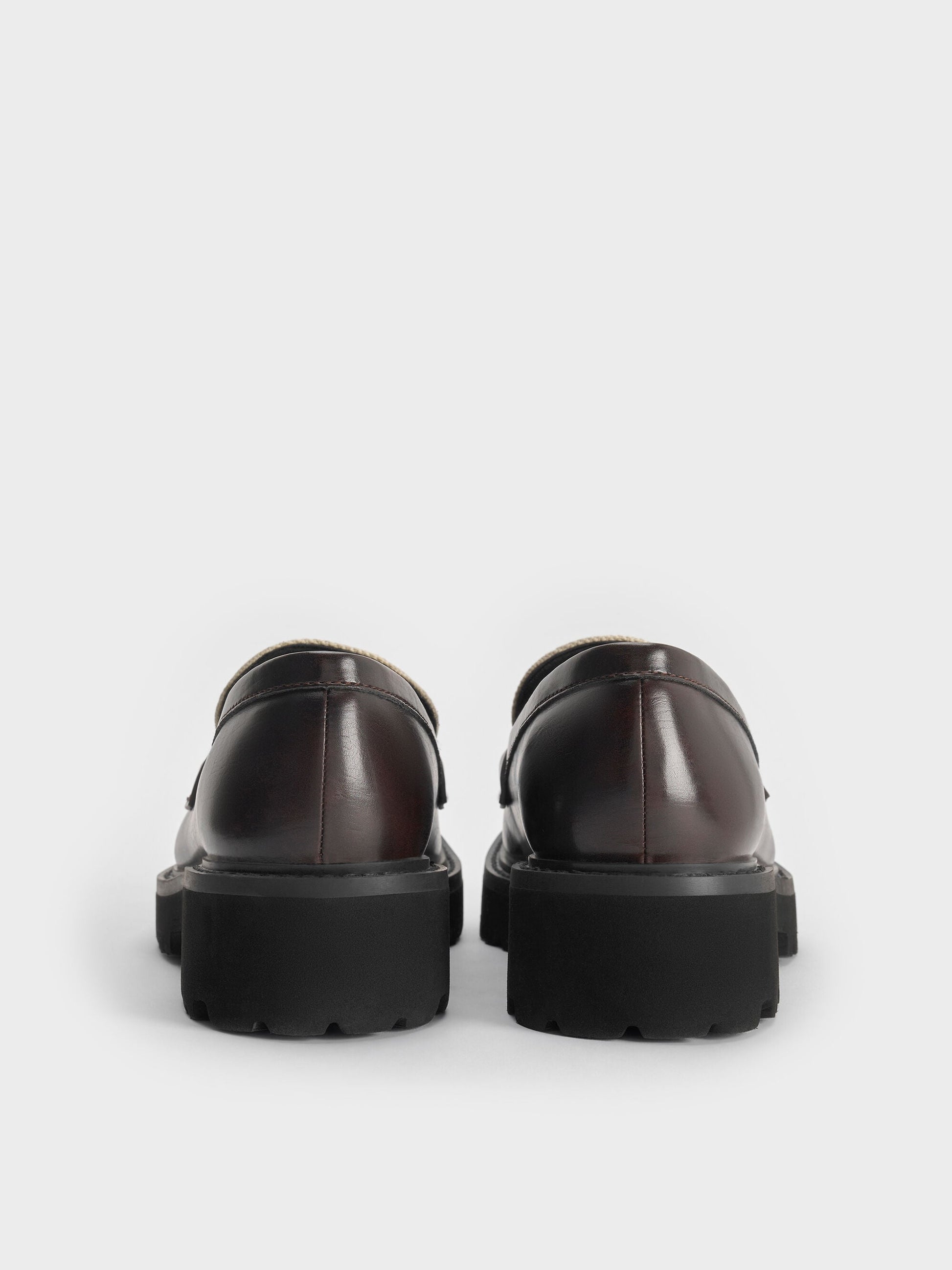 Lando Canvas Platform Loafers - Multi | CHARLES & KEITH