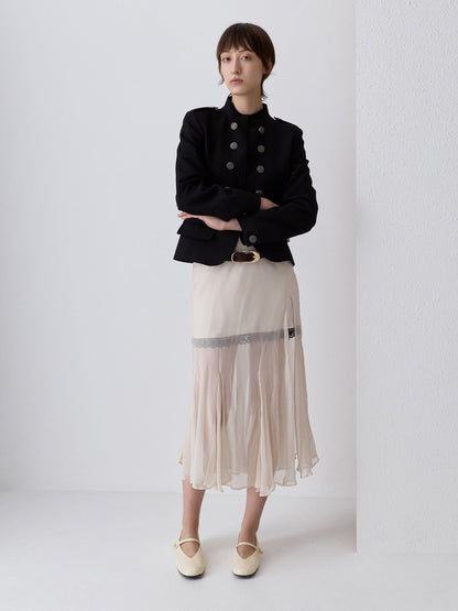 Marie Pearl Mary Jane Flats - Cream | CHARLES & KEITH