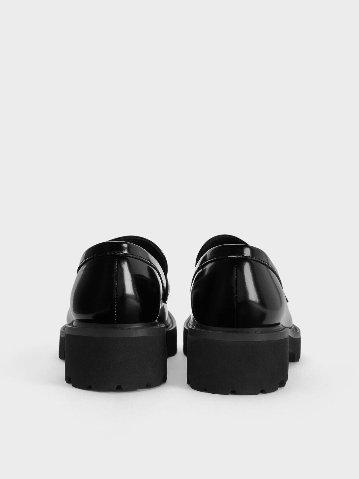 Lando Platform Loafers - Black Box | CHARLES & KEITH