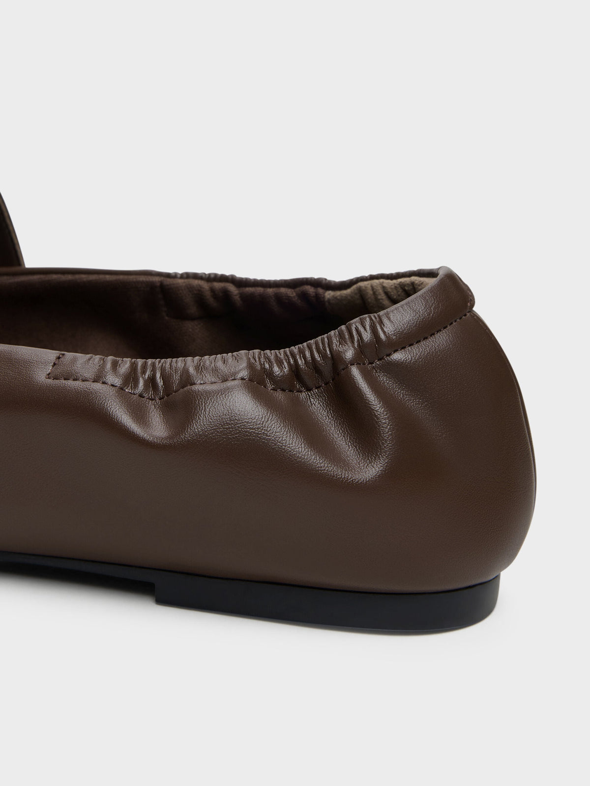 Georgie Chain Mary Jane Flats - Dark Brown | CHARLES & KEITH