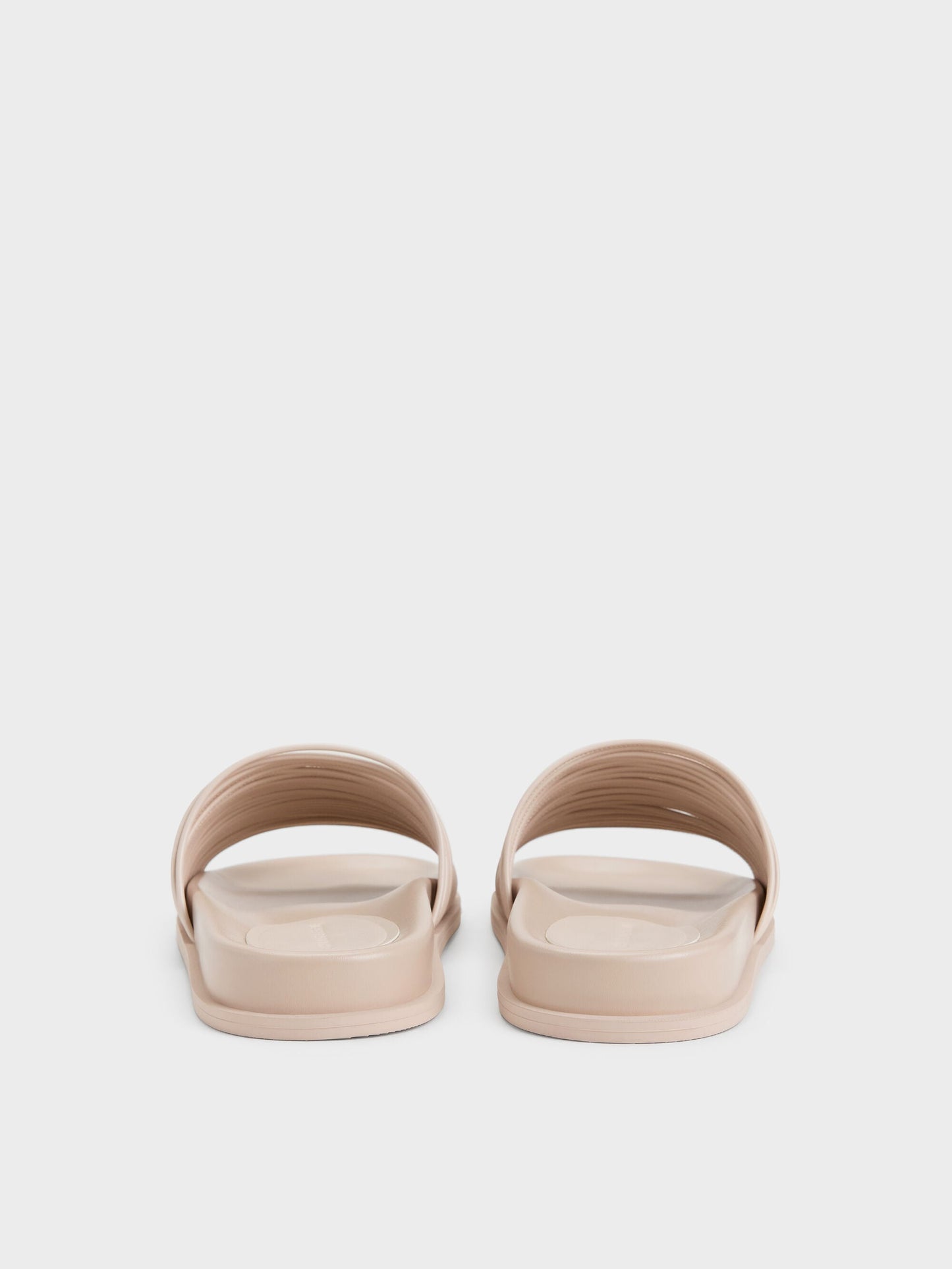 Fianna Strappy Slide Sandals - Beige | CHARLES & KEITH