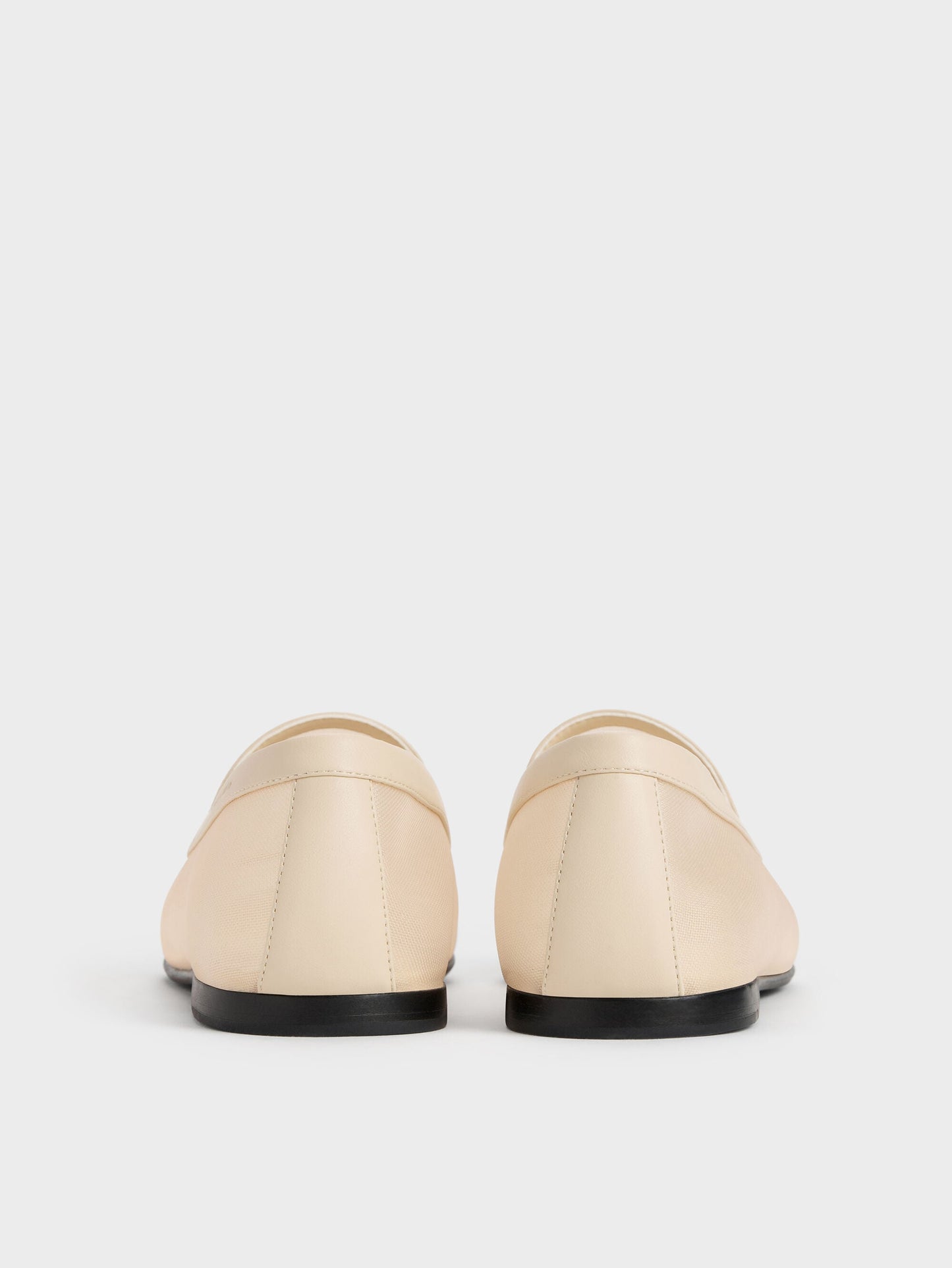 Mackie Mesh Loafers - Beige | CHARLES & KEITH