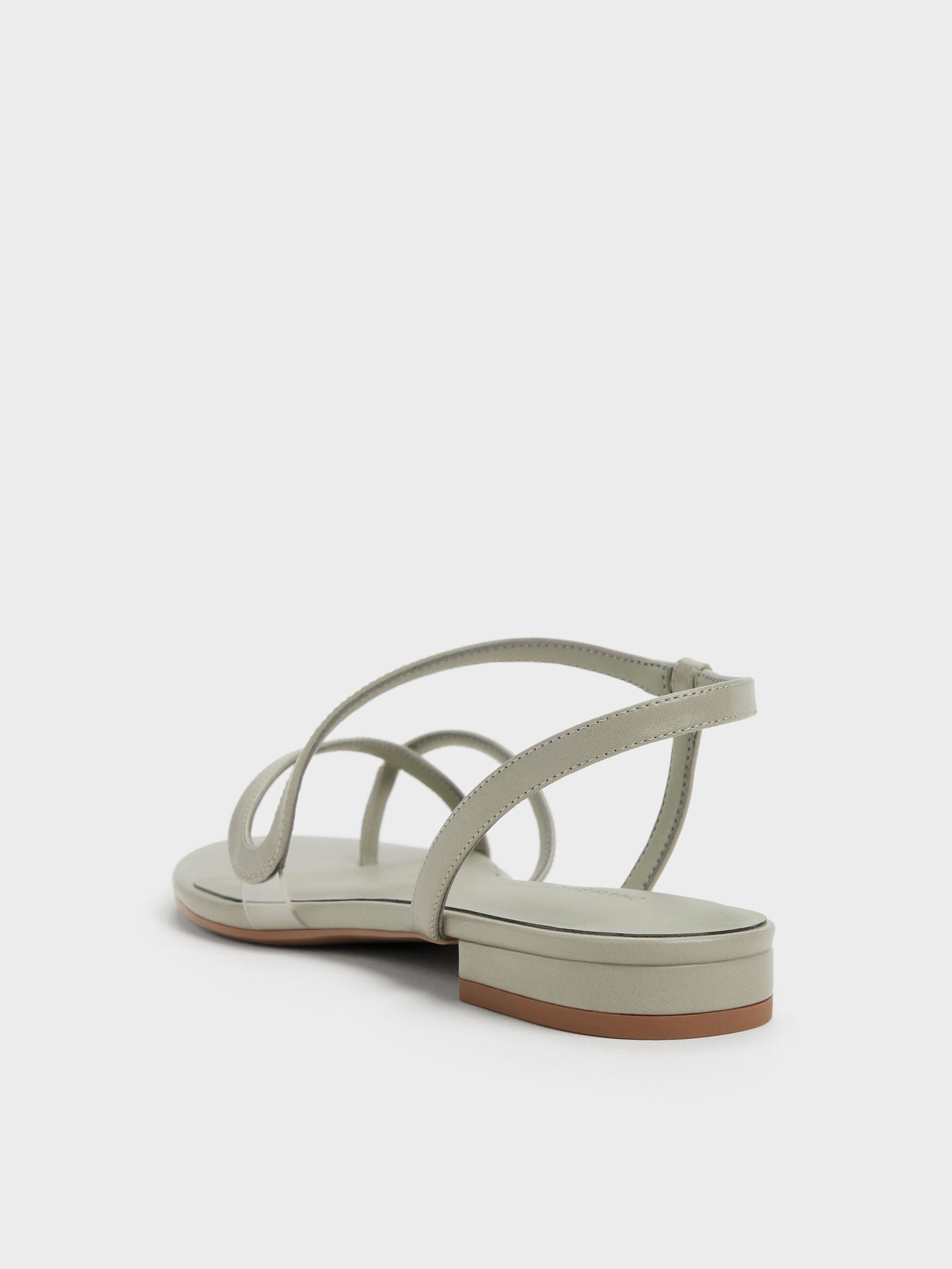 Arden Wavy Toe-Ring Sandals - Mint Green | CHARLES & KEITH