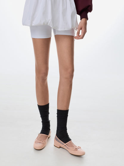 Mulligan Faux Suede & Mesh Mary Janes - Blush | CHARLES & KEITH