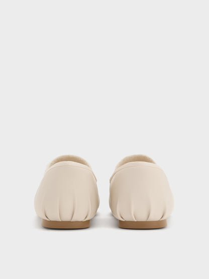 Winona Mary Jane Flats - Chalk | CHARLES & KEITH
