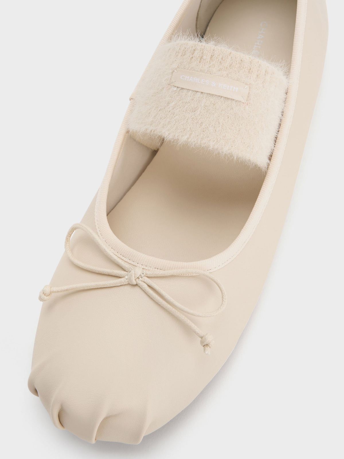 Winona Mary Jane Flats - Chalk | CHARLES & KEITH