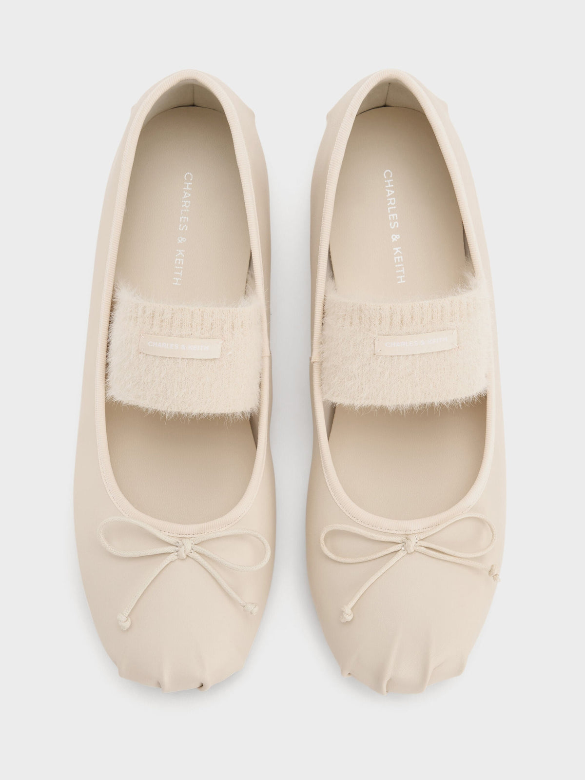 Winona Mary Jane Flats - Chalk | CHARLES & KEITH