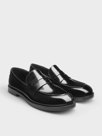 Arven Penny Loafers - Black Box | CHARLES & KEITH