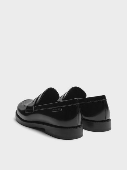 Arven Penny Loafers - Black Box | CHARLES & KEITH