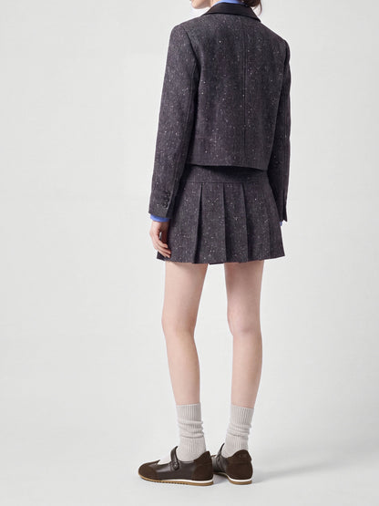 Jace Leather & Suede Mary Jane Sneakers - Dark Brown | CHARLES & KEITH