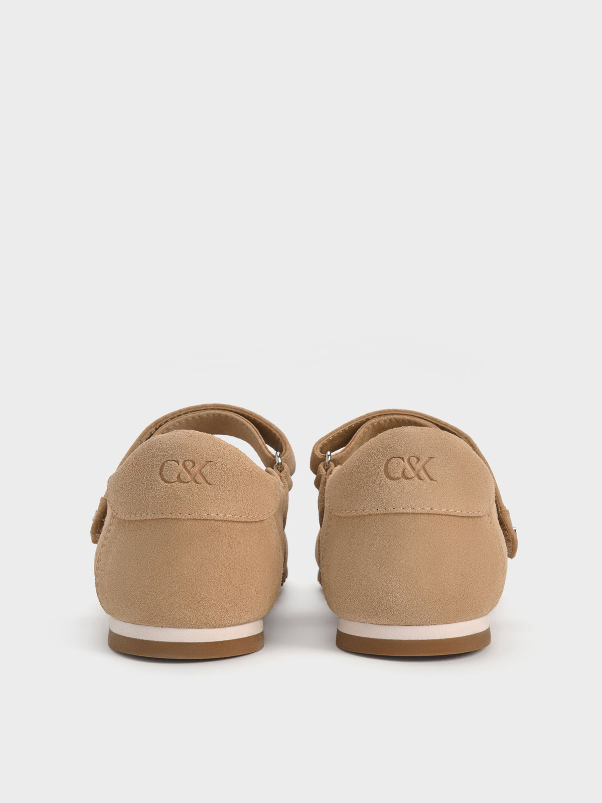 Jace Suede Mary Jane Sneakers - Beige | CHARLES & KEITH