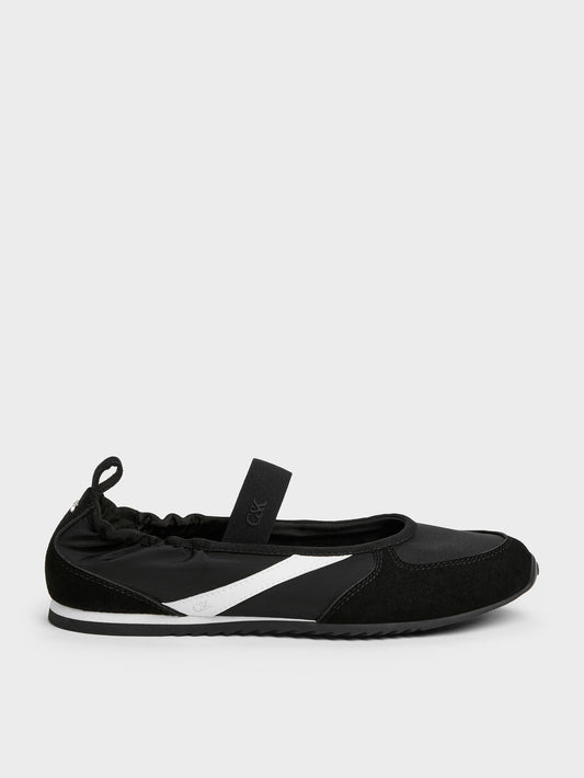 Jace Mary Jane Sneakers - Black Textured | CHARLES & KEITH
