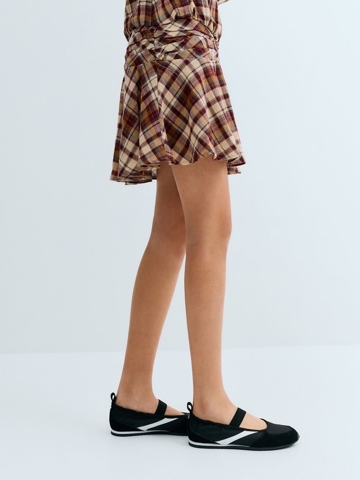 Jace Mary Jane Sneakers - Black Textured | CHARLES & KEITH