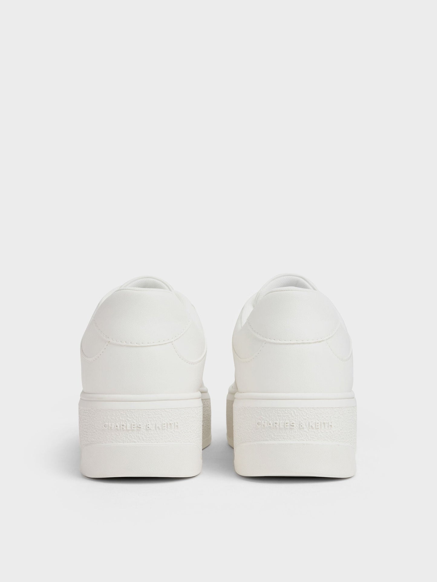 Platform Sneakers - White | CHARLES & KEITH