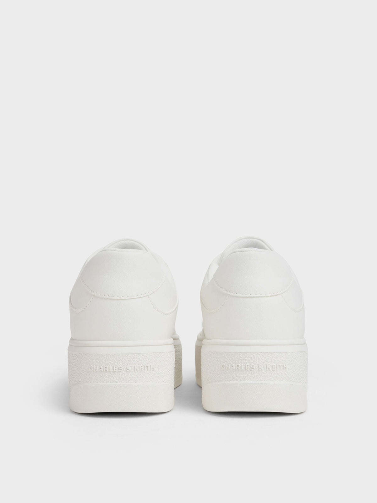 Platform Sneakers - White | CHARLES & KEITH