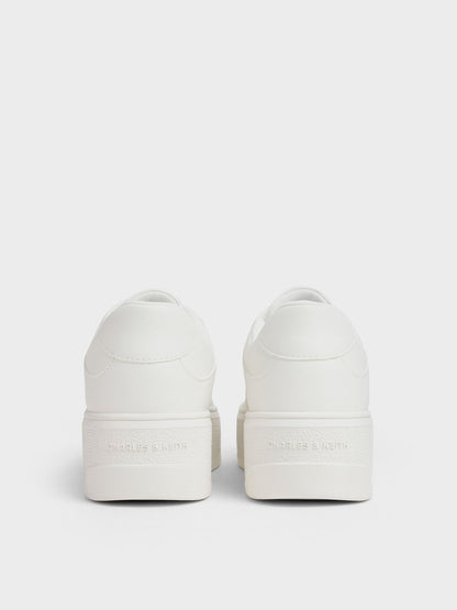 Platform Sneakers - White | CHARLES & KEITH