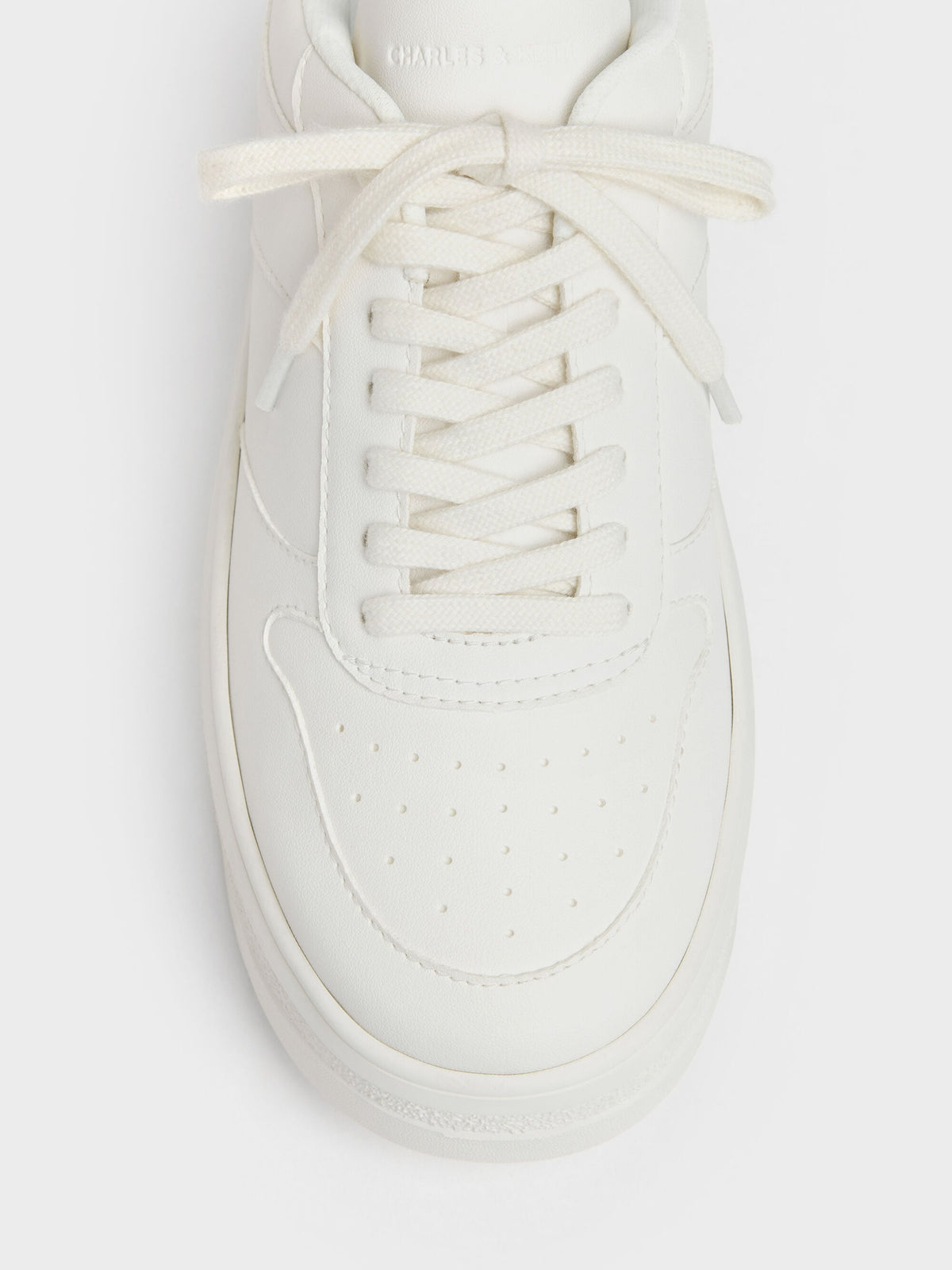 Platform Sneakers - White | CHARLES & KEITH