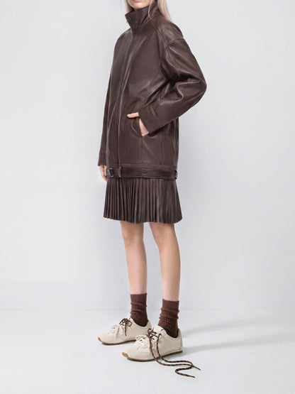 Jace Leather & Suede Sneakers - Chalk | CHARLES & KEITH