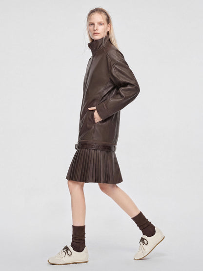 Jace Leather & Suede Sneakers - Chalk | CHARLES & KEITH