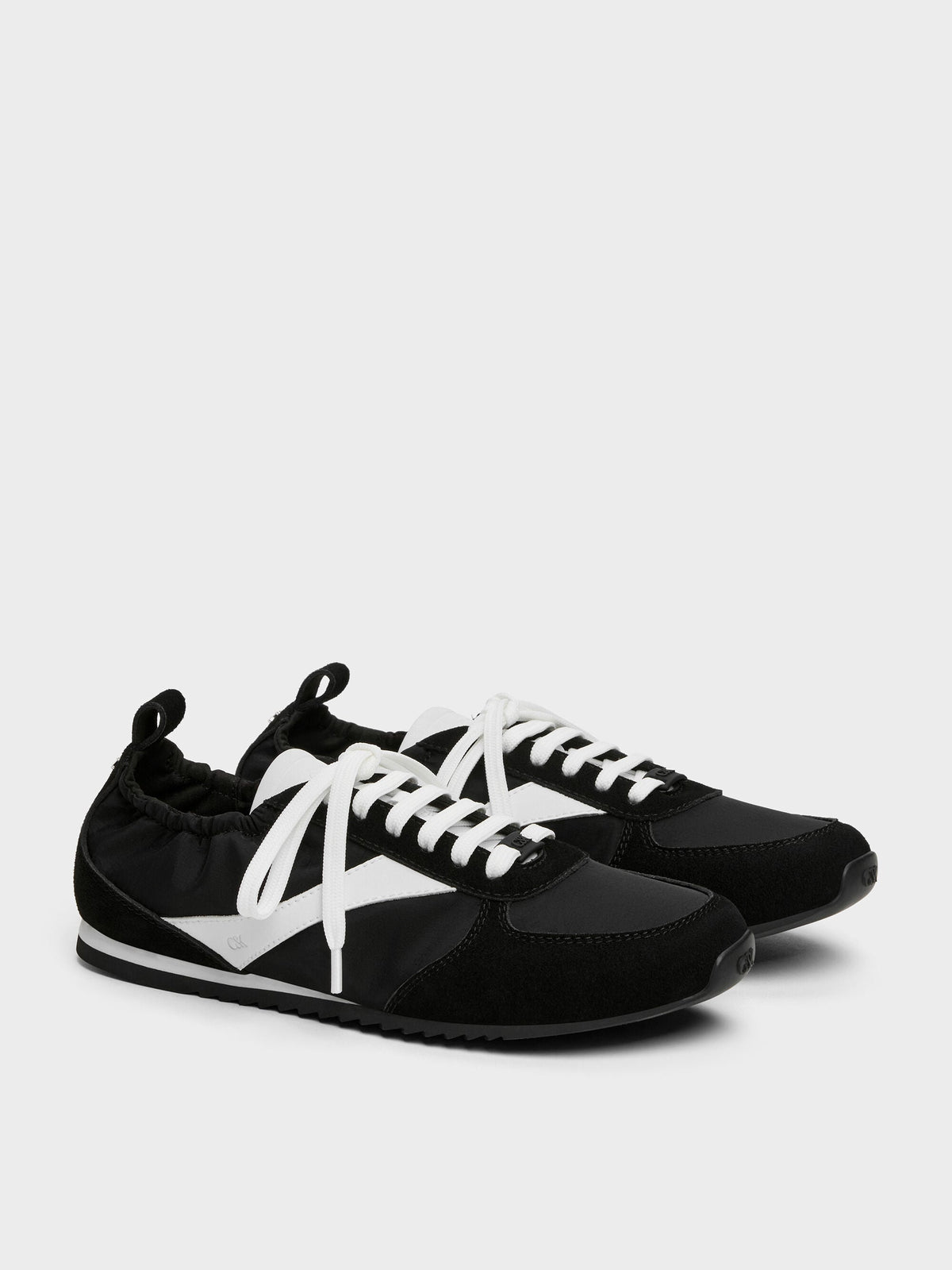 Jace Sneakers - Black Textured | CHARLES & KEITH