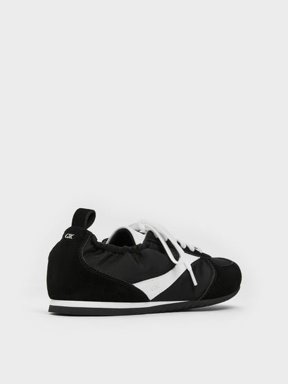 Jace Sneakers - Black Textured | CHARLES & KEITH
