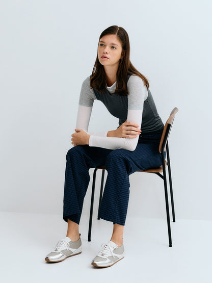 Jace Metallic Sneakers - Silver | CHARLES & KEITH