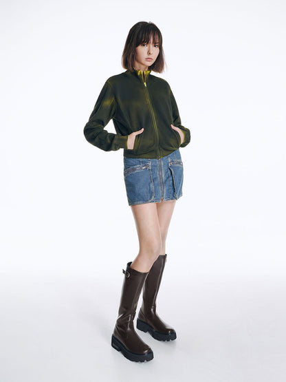 Imogen Side-Buckle Chunky Knee-High Boots - Dark Brown | CHARLES & KEITH