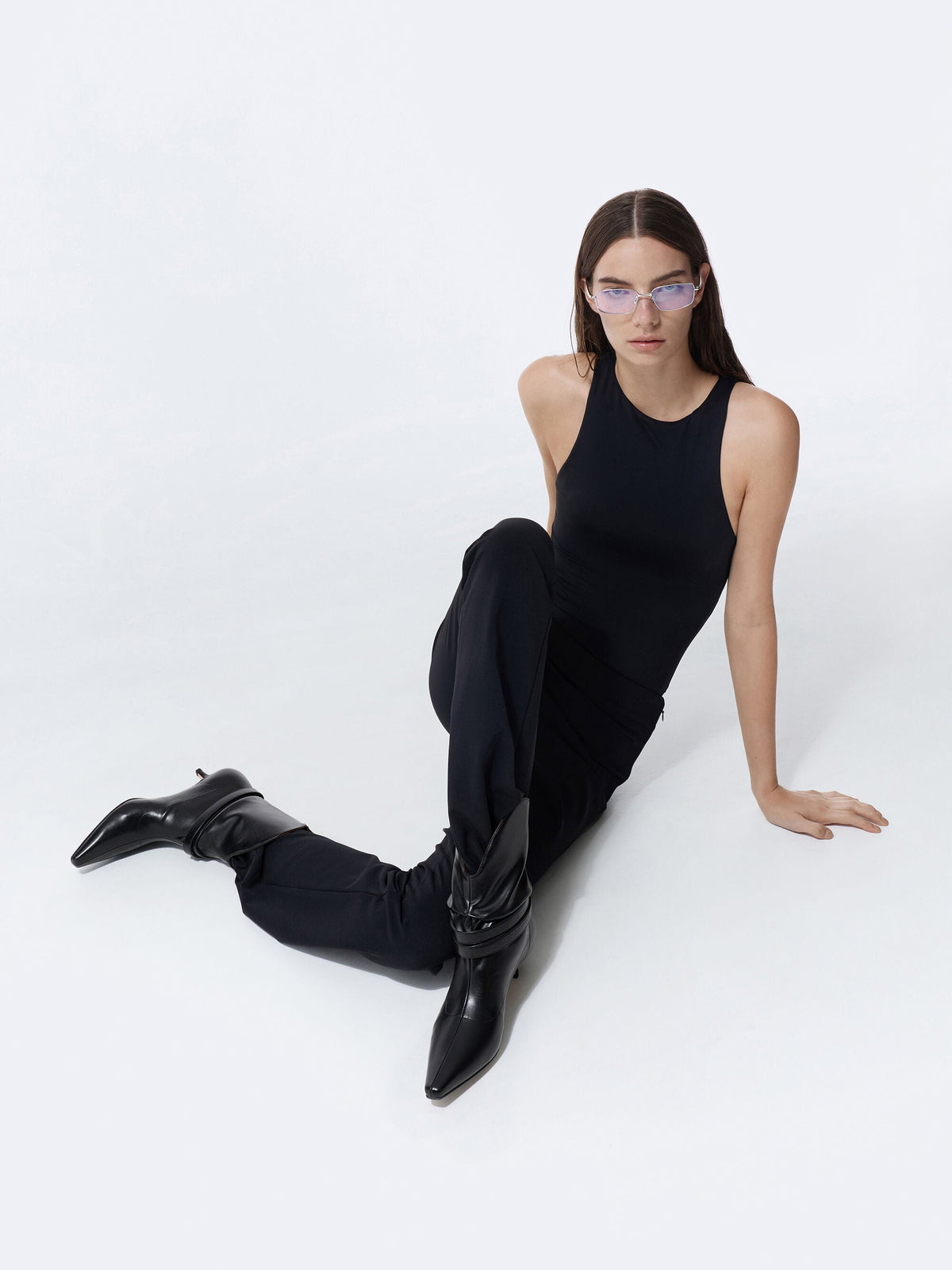 Karter Kitten-Heel Boots - Black | CHARLES & KEITH