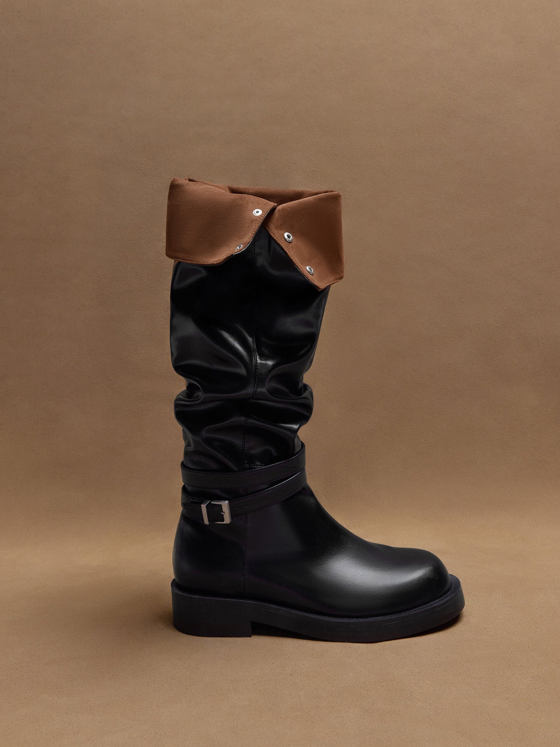 Eilis Thigh-High Boots - Black | CHARLES & KEITH