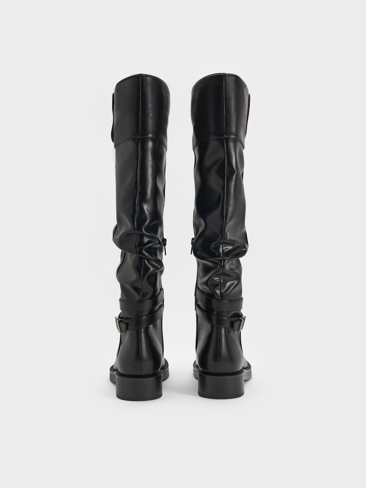 Eilis Thigh-High Boots - Black | CHARLES & KEITH
