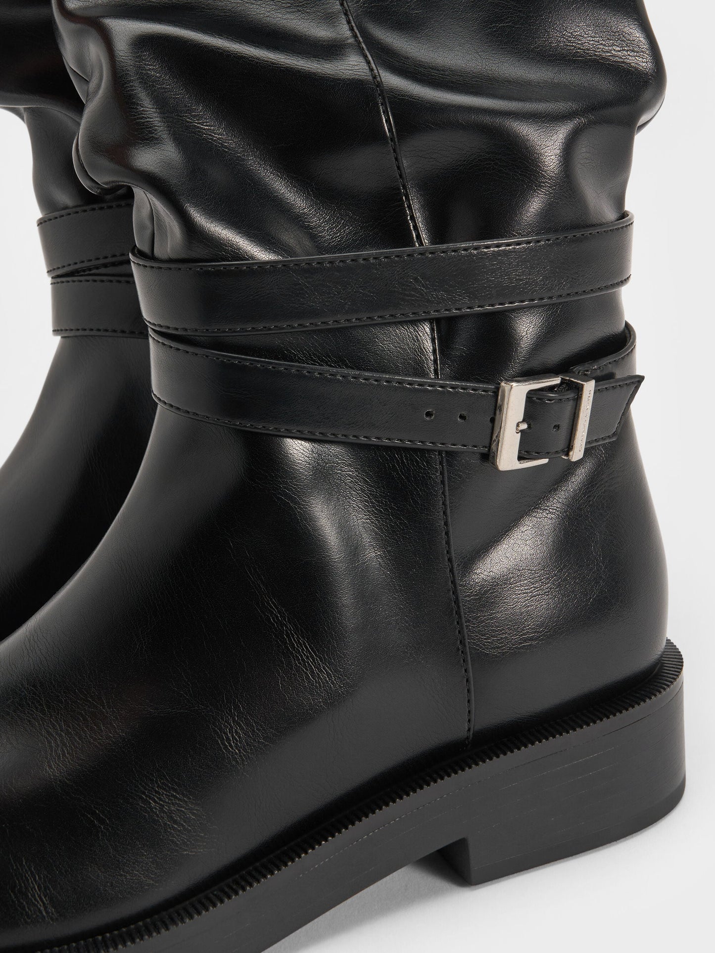 Eilis Thigh-High Boots - Black | CHARLES & KEITH