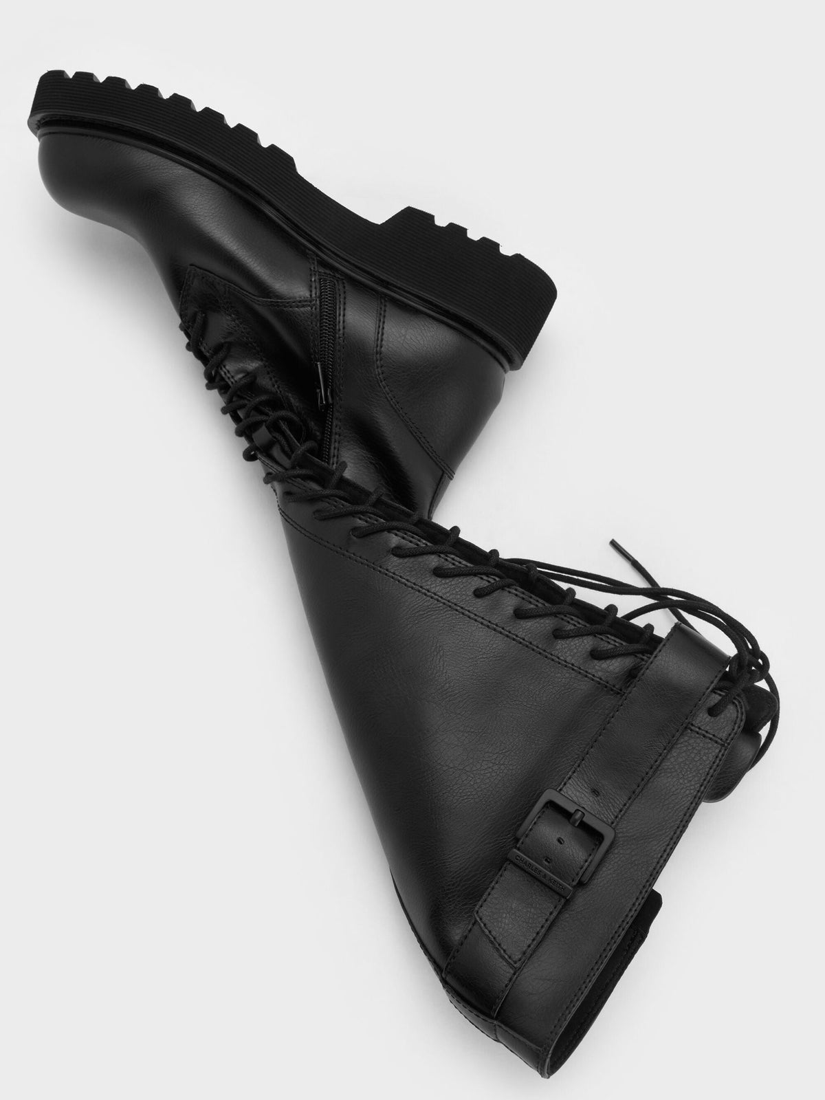 Darian Knee-High Boots - Black | CHARLES & KEITH
