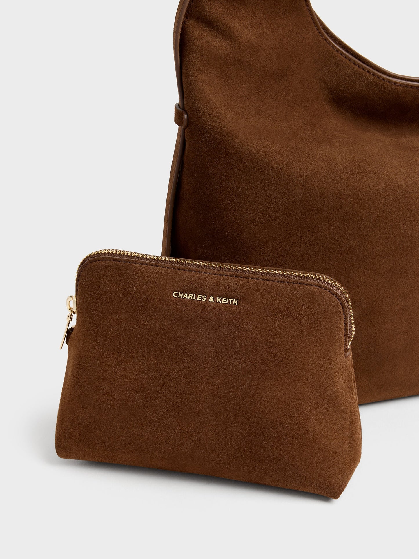 Aislin Hobo Bag - Pecan Brown | CHARLES & KEITH