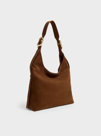 Aislin Hobo Bag - Pecan Brown | CHARLES & KEITH