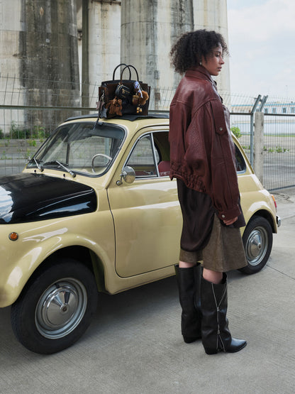 Large Ginevra Tote Bag - Brown | CHARLES & KEITH