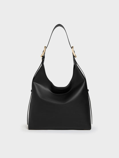 Aislin Hobo Bag - Black | CHARLES & KEITH