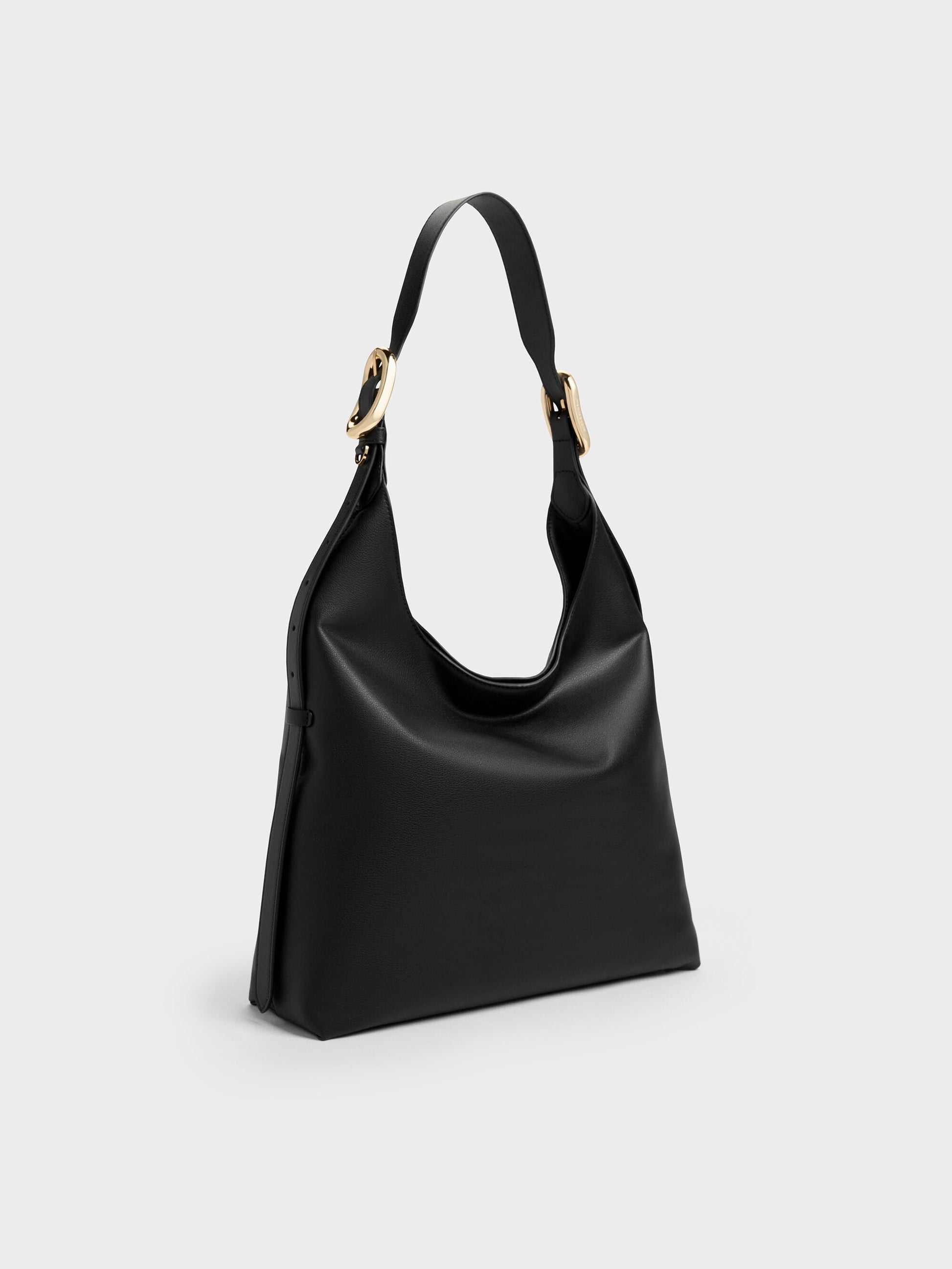 Aislin Hobo Bag - Black | CHARLES & KEITH