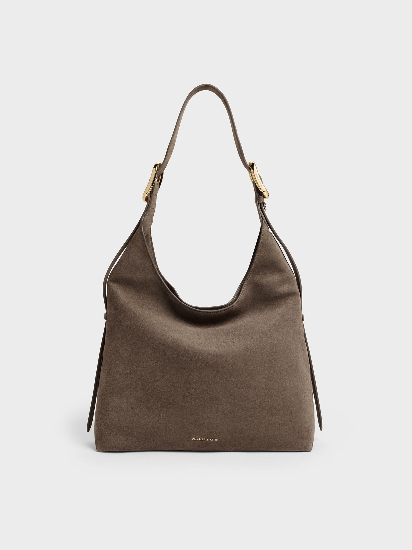 Aislin Hobo Bag - Stone Grey | CHARLES & KEITH