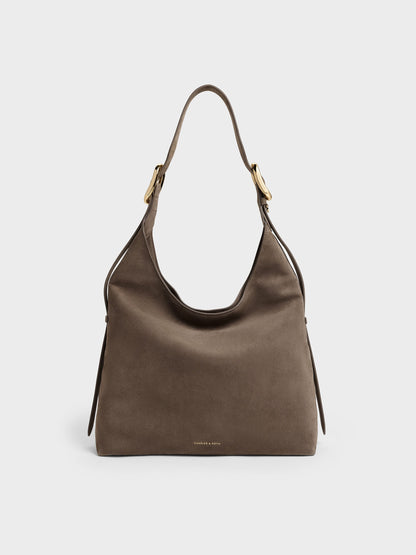 Aislin Hobo Bag - Stone Grey | CHARLES & KEITH