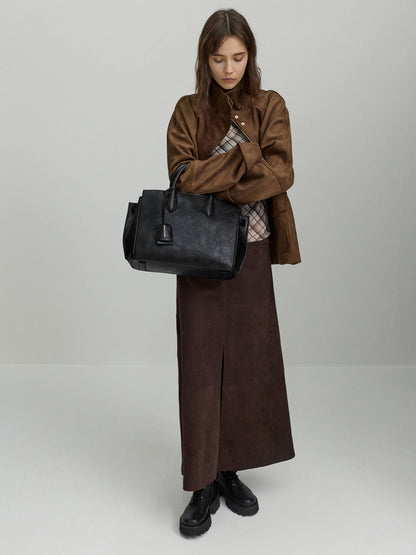 Large Ginevra Tote Bag - Black | CHARLES & KEITH