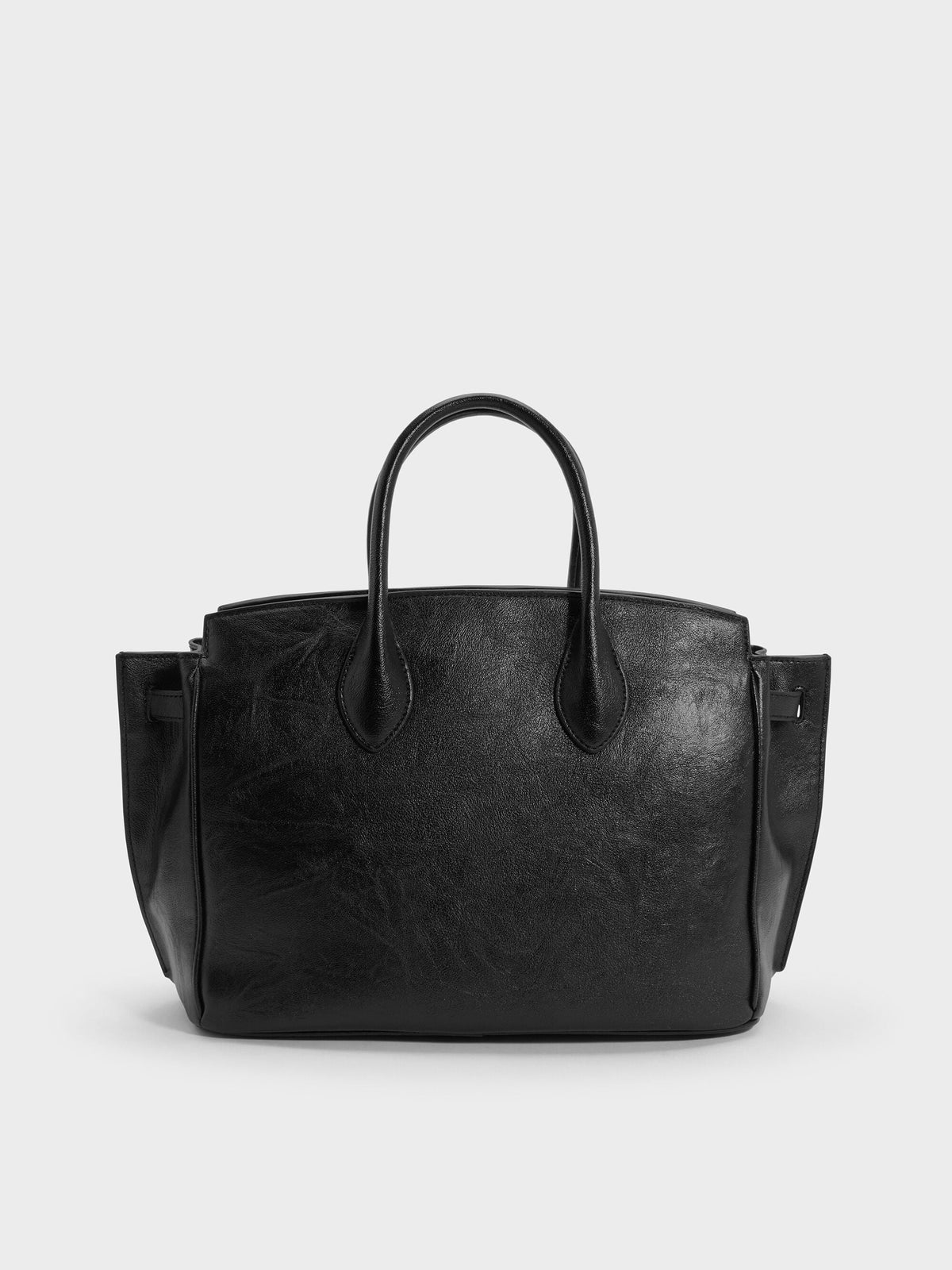 Large Ginevra Tote Bag - Black | CHARLES & KEITH