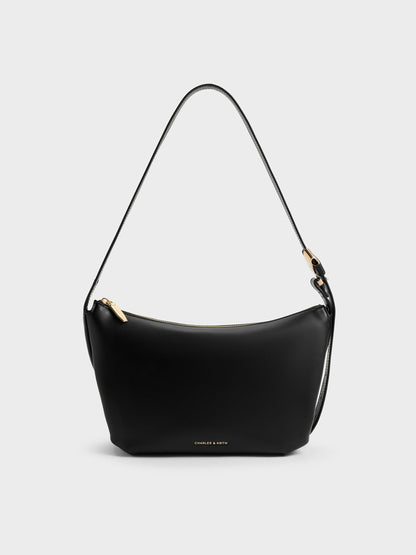 Zephyr Hobo Bag - Black | CHARLES & KEITH