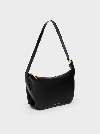 Zephyr Hobo Bag - Black | CHARLES & KEITH