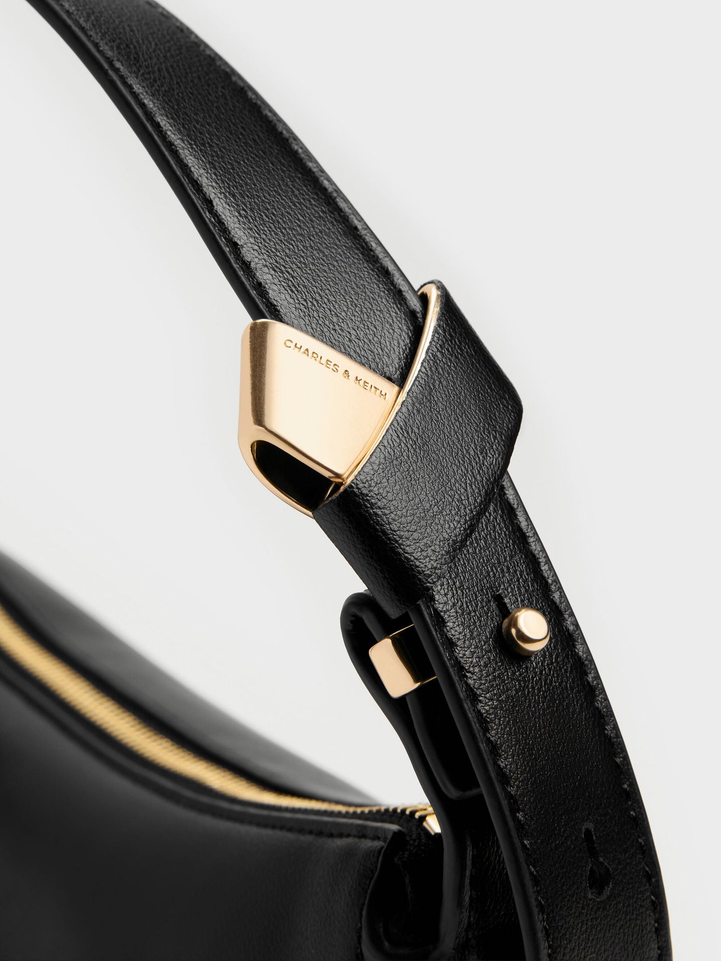 Zephyr Hobo Bag - Black | CHARLES & KEITH