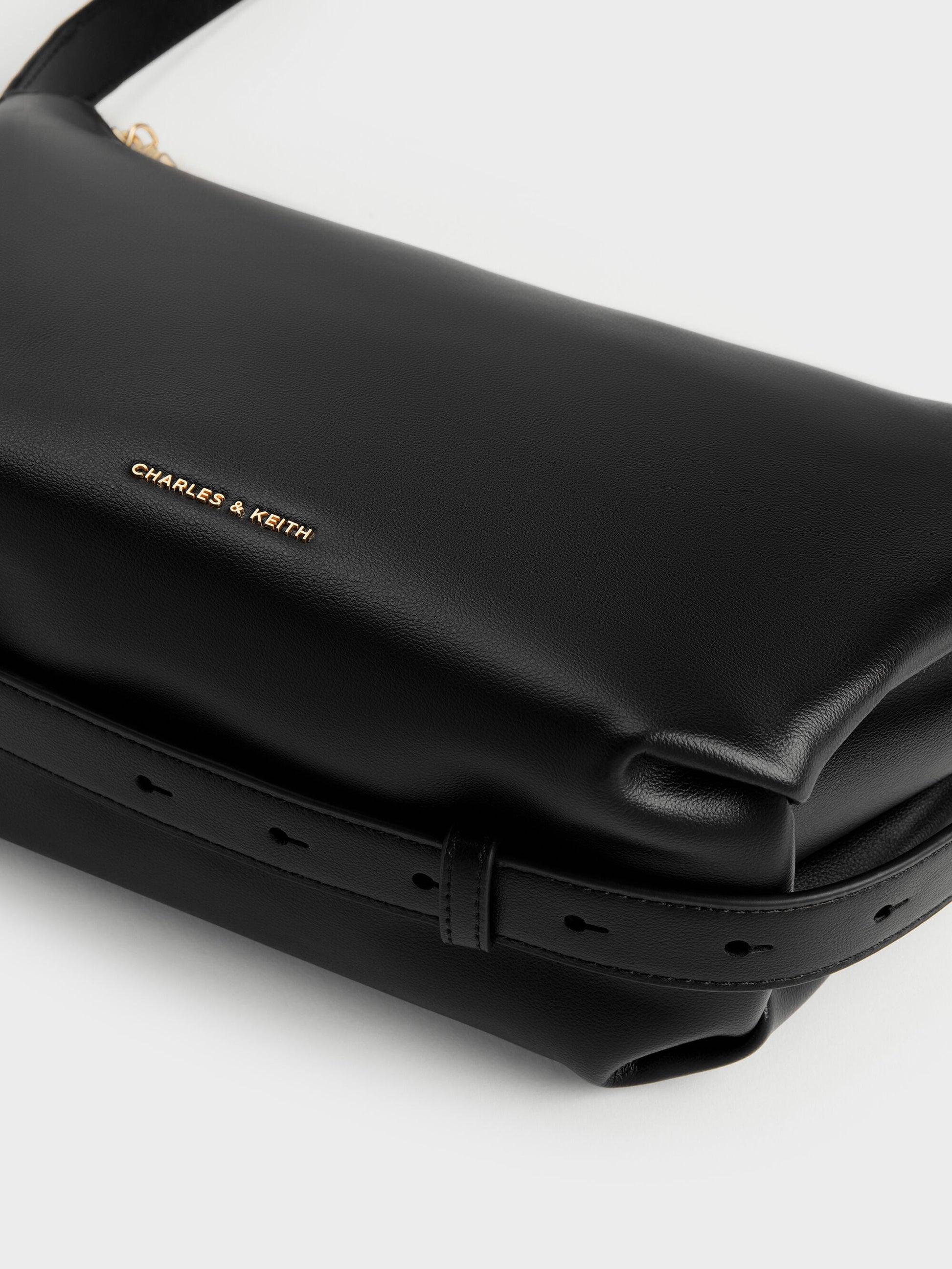 Zephyr Hobo Bag - Black | CHARLES & KEITH